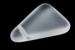 15mm x 19mm Matte Crystal Triangle Bead #KCA001-General Bead