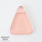 15mm x 19mm Matte Rose Triangle Bead-General Bead