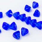 8mm x 10mm Transparent Sapphire Pyramid Bead (25 Pcs) #KEA005-General Bead