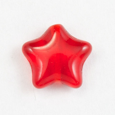 12mm Transparent Ruby Star Bead #KHF009-General Bead
