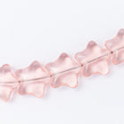 12mm Transparent Rose Star Bead #KHF010-General Bead