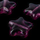 12mm Transparent Amethyst Star Bead (6 Pcs) #KHF015-General Bead