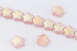 8mm Matte Transparent Rose AB Star Bead (25 Pcs) #KHG019-General Bead