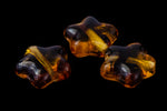 8mm Transparent Tortoiseshell Star Bead #KHG021-General Bead