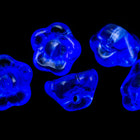 7mm Transparent Sapphire Button Back Flower (25 Pcs) #KHJ008-General Bead