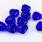6mm Transparent Cobalt Heart Bead (25 Pcs) #KHK003-General Bead
