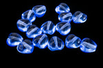 6mm Transparent Sapphire Heart Bead (25 Pcs) #KHK006-General Bead