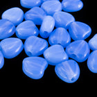 6mm Opal Powder Blue Heart Bead (25 Pcs) #KHK010-General Bead