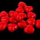 6mm Opaque Red Heart Bead #KHK017-General Bead