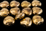 8mm Metallic Bronze Heart Bead (6 Pcs) #KHL007-General Bead