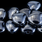 8mm Gunmetal Heart Bead (12 Pcs) #KHL019-General Bead