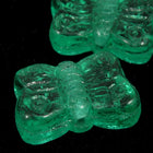 8mm Emerald Glass Butterfly-General Bead