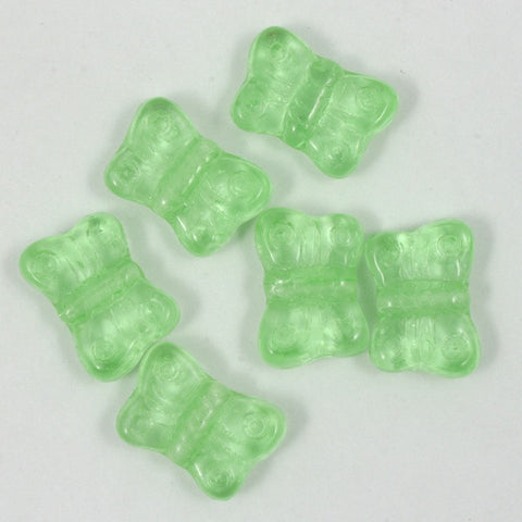 8mm Peridot Glass Butterfly-General Bead