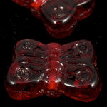 8mm Garnet Glass Butterfly-General Bead