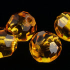 4mm Topaz Faceted Round Preciosa Bead #KKA005-General Bead