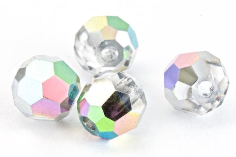 4mm Crystal/Vitrail Medium Faceted Round Preciosa Bead #KKA015-General Bead