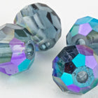 Preciosa 6150 Montana AB Faceted Round Bead (3mm, 4mm, 6mm, 8mm)