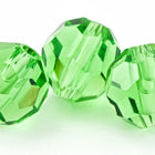 Preciosa 6150 Peridot Faceted Round Bead (4mm, 5mm, 6mm, 8mm)