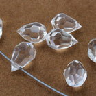 6mm x 10mm Preciosa Crystal Faceted Teardrop (2 Pcs) #KNA010-General Bead