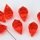 Preciosa 6355 Light Siam Drop Pendant (10mm, 15mm)