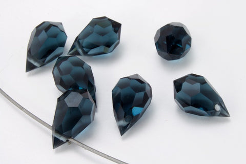 Preciosa 6355 Montana Drop Pendant (10mm, 15mm)