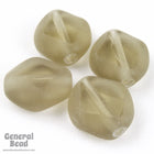 8mm x 10mm Black Diamond Table Cut Oval Bead-General Bead