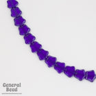 8mm Cobalt Table Cut Star Bead (25 Pcs) #KNH401-General Bead