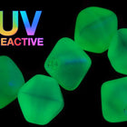 6mm Matte Transparent Kelly Aqua Bicone (50 Pcs) #KUC029-General Bead