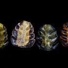 18mm Rose/Gold Foil Lined Leaf Bead #LCT013-General Bead