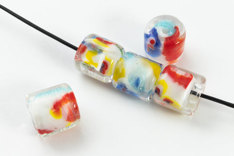 12mm Multicolor Barrel Bead #LCY001-General Bead
