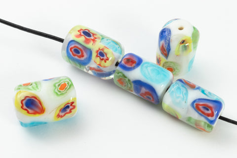 12mm Millefiori Barrel Bead #LCY002-General Bead