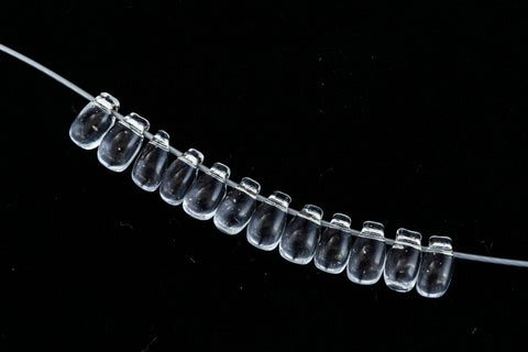 LDP-1 3mm x 5.5mm Silver Lined Crystal Miyuki Drop Beads-General Bead