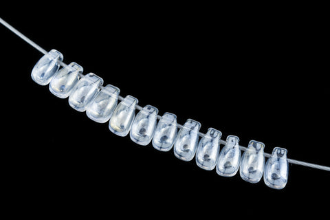 LDP-160 3mm x 5.5mm Transparent Crystal Luster Miyuki Drop Beads-General Bead