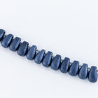 LDP-2001 3mm x 5.5mm Matte Gunmetal Miyuki Drop Beads-General Bead