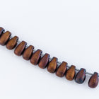 LDP-2005 3mm x 5.5mm Matte Metallic Dark Raspberry Iris Miyuki Drop Beads-General Bead