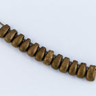 LDP-2006 3mm x 5.5mm Matte Metallic Dark Bronze Miyuki Drop Beads-General Bead