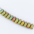 LDP-2035 3mm x 5.5mm Matte Metallic Khaki Iris Miyuki Drop Beads-General Bead
