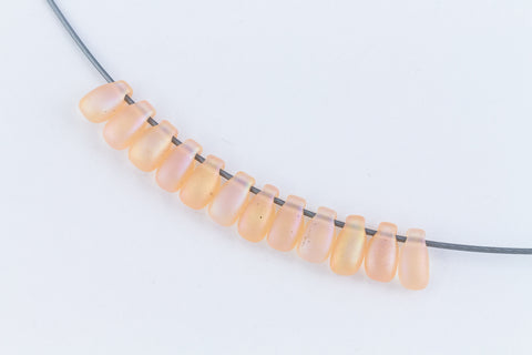 LDP-2132F Matte Transparent Light Peach AB Miyuki Drop Beads-General Bead