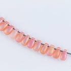 LDP-2133F Matte Transparent Peach AB Miyuki Drop Beads-General Bead