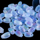 LDP-2135F Matte Transparent Light Sapphire AB Miyuki Drop Beads-General Bead