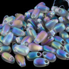 LDP-2136F Matte Transparent Light Gray AB Miyuki Drop Beads-General Bead