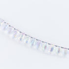 LDP-265 3mm x 5.5mm Transparent Pale Pink AB Miyuki Drop Beads-General Bead