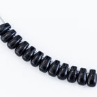 LDP-401 3mm x 5.5mm Black Miyuki Drop Beads-General Bead
