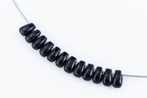 LDP-401 3mm x 5.5mm Black Miyuki Drop Beads-General Bead