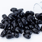 LDP-401 3mm x 5.5mm Black Miyuki Drop Beads-General Bead