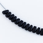 LDP-401F 3mm x 5.5mm Matte Black Miyuki Drop Beads-General Bead