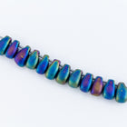 LDP-401FR 3mm x 5.5mm Matte Black AB Miyuki Drop Beads-General Bead