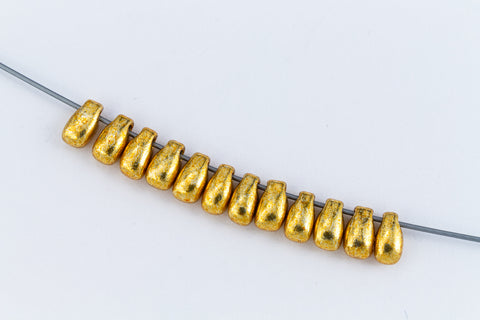 LDP-4202 Duracoat Galvanized Gold Miyuki Drop Beads-General Bead