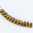 LDP-457 3mm x 5.5mm Metallic Dark Bronze Miyuki Drop Beads-General Bead