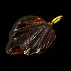15mm Smoky Topaz Leaf Dangle-General Bead